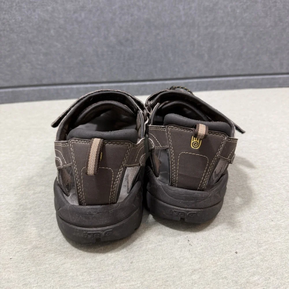 Teva Forebay Hiking Sandals Mens Size 11 Brown Closed Toe ShocPad Outdoor Trail